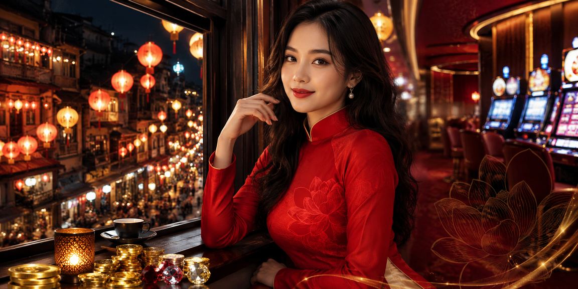Phụ nữ Hà Nội mặc áo dài trải nghiệm cá cược trực tuyến trên điện thoại