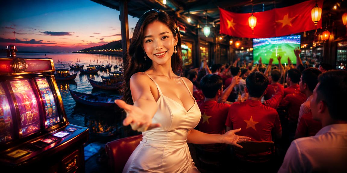 Người chơi tại Mũi Né tham gia slots casino trực tuyến ven biển