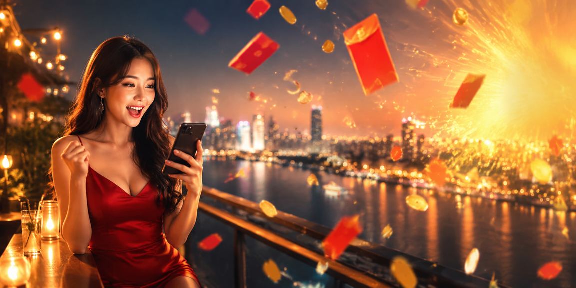 Khung cảnh chợ đêm Sài Gòn sôi động với phong bao đỏ và khuyến mãi casino